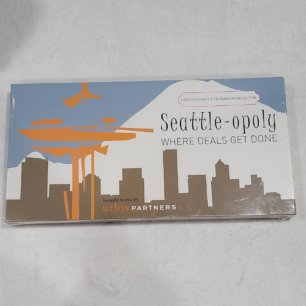 Urbis Partners 11th Anniversary Seattle-opoly Monopoly New/Sealed